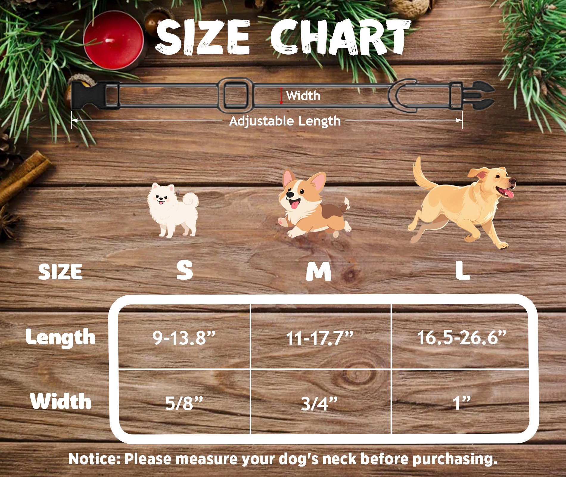 Tunkoo holiday-ready collar designed for stylish walks and events