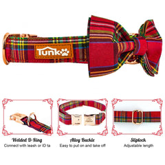 Tunkoo dog collar showing premium cotton outer for soft daily wear