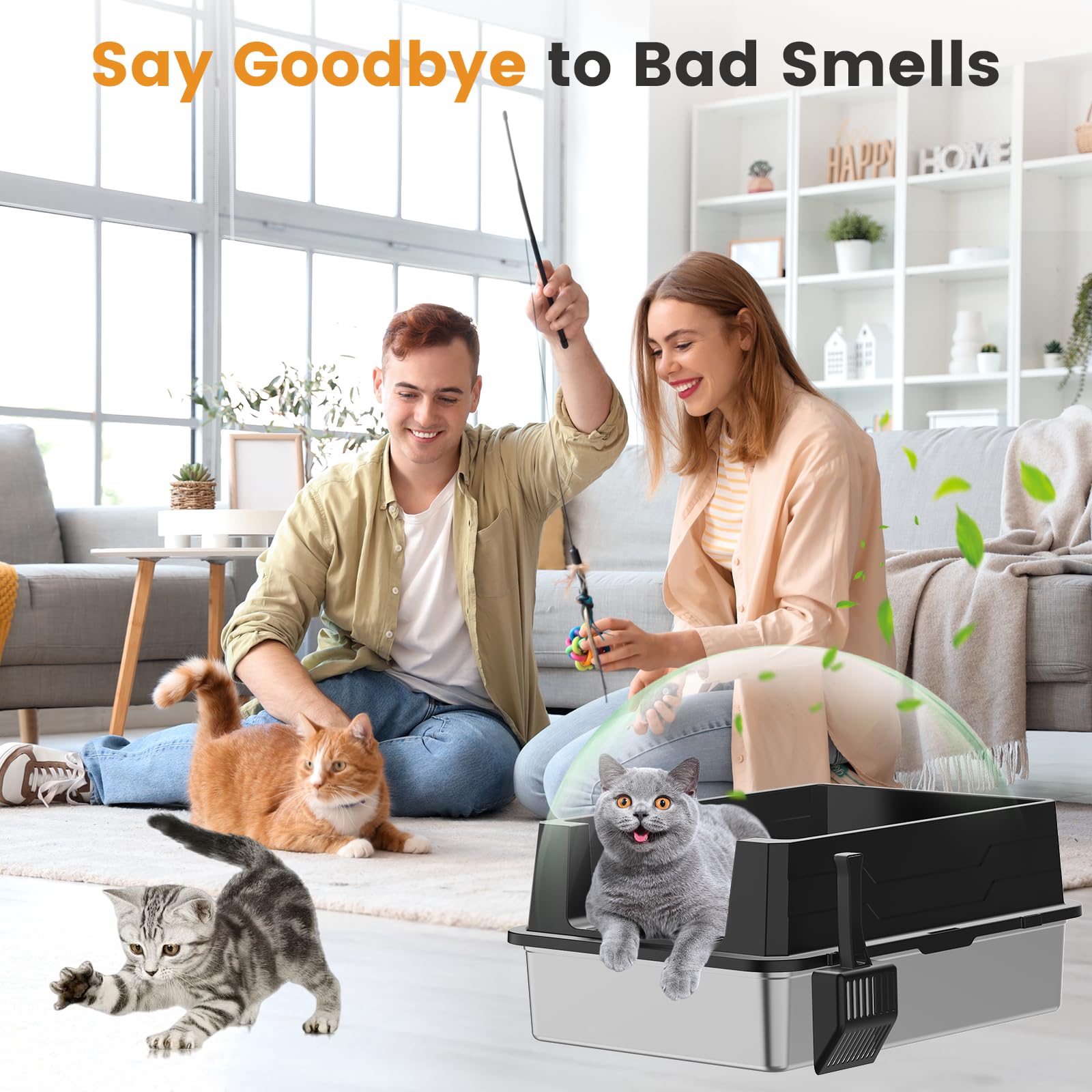 Tunpug XXXL includes scoop for quick waste removal and cleaning