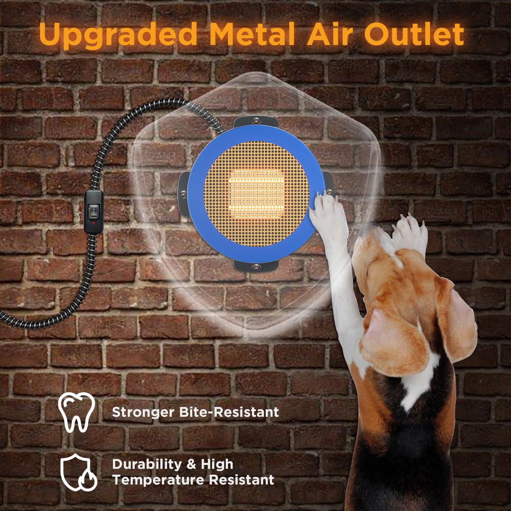 TURBRO UL-tested heater features overheat protection for safe winter use.