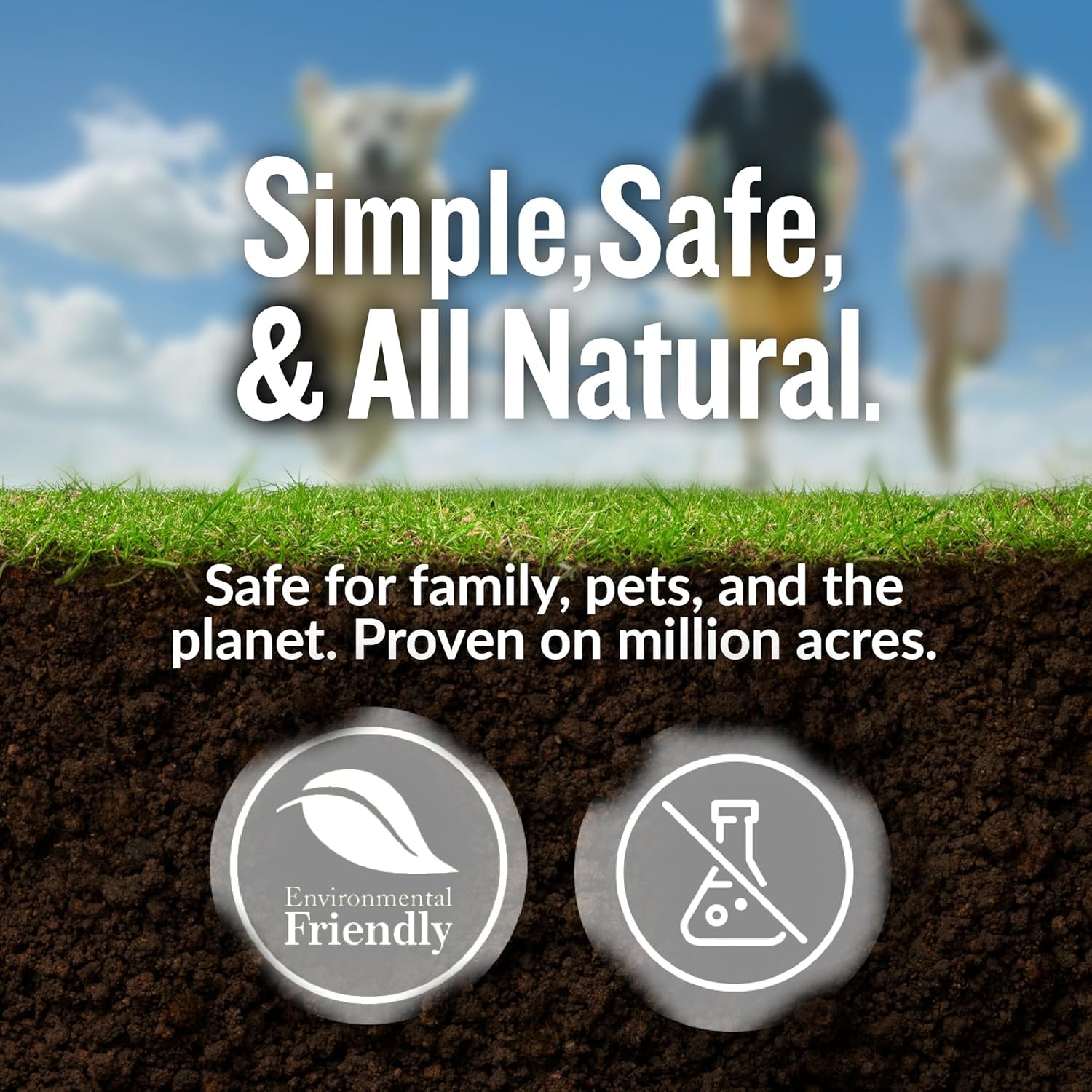 Turf Titan K9 Correcter covers up to 8000-sq-ft for broad lawn treatment.
