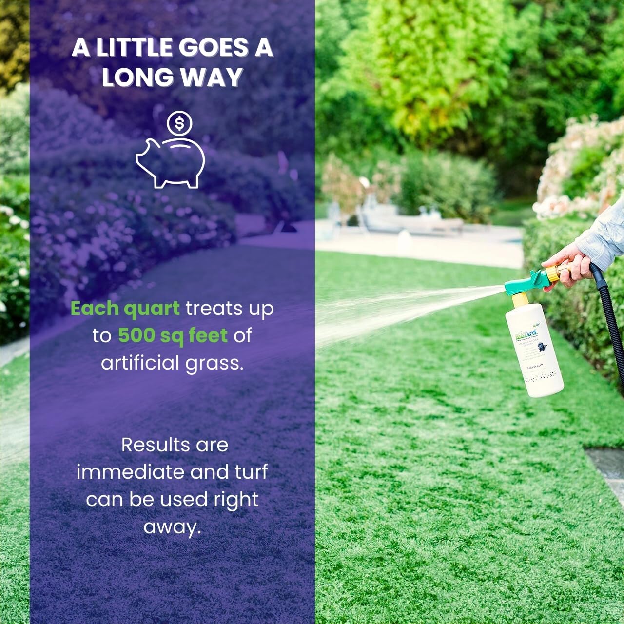 TurFresh BioS+ emphasizes safe for kids and pets due to non-toxic formula.