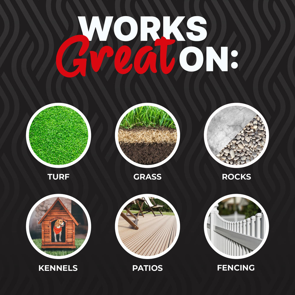 TurfSpa MAX outdoor space appears fresh and odor-free.