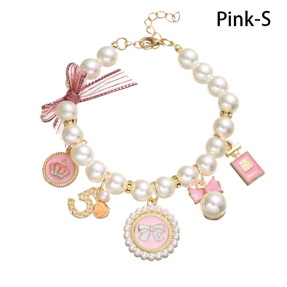 Tustao Pink Dog Bow embellishment highlights eye catching detail for outfits