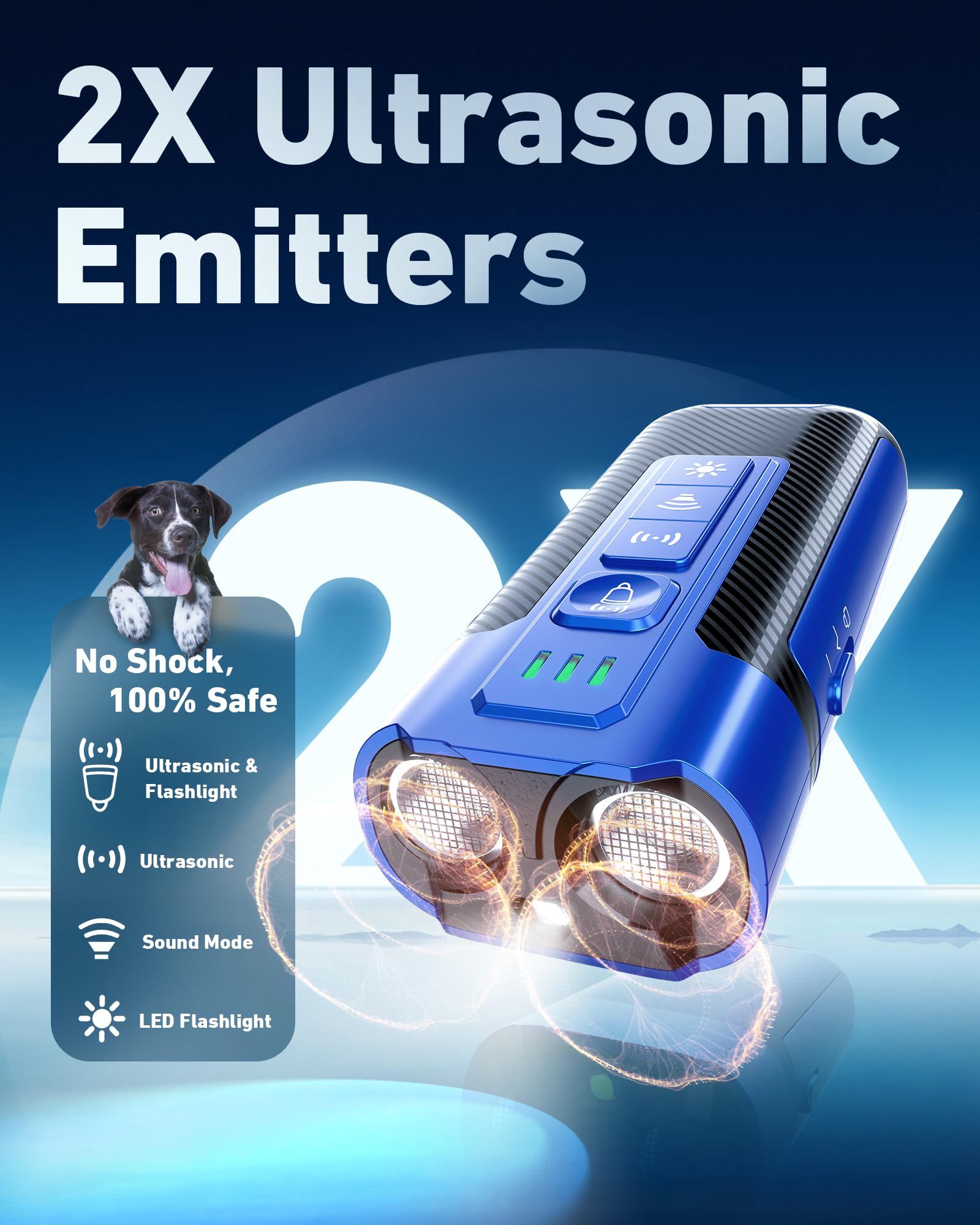 Tuuituita ultrasonic deterrent compact design fits in hand