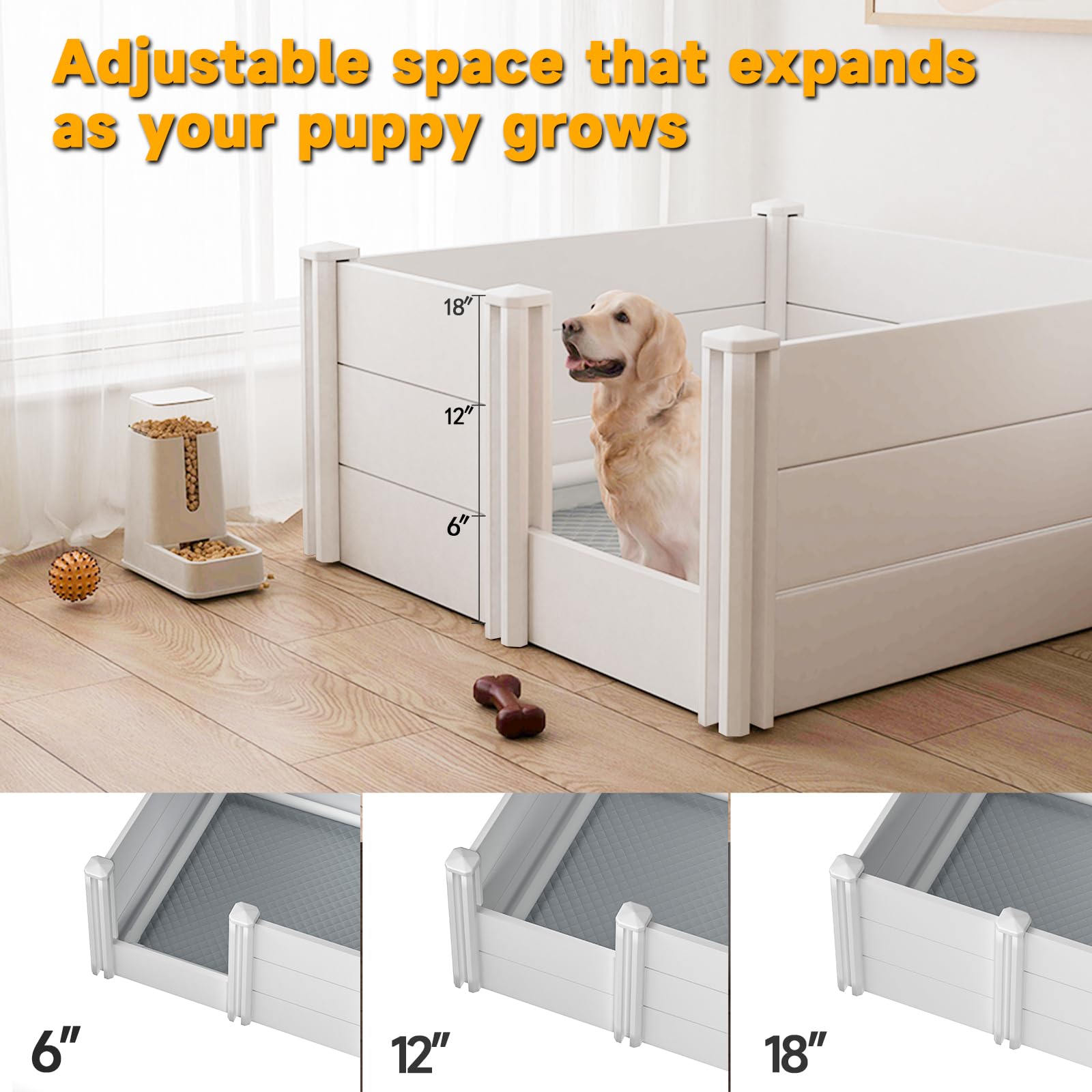 Tuxun whelping box adjustable door panel demonstrates mother access control