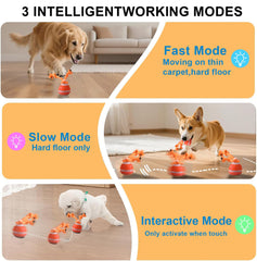 TVM Interactive Dog Ball rope-tease action boosts interactive play during tug sessions