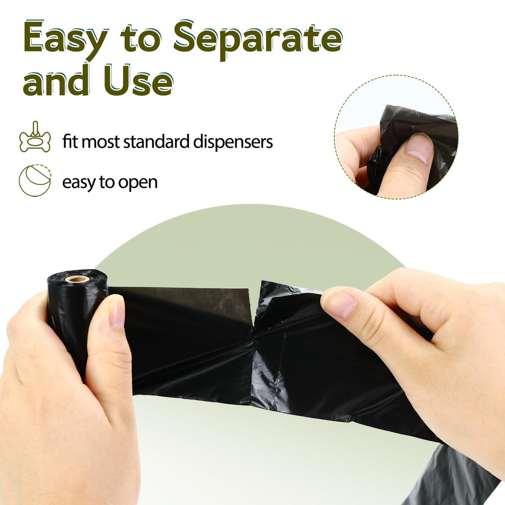 TVOOD thick leak-proof bags help keep hands clean during walks.