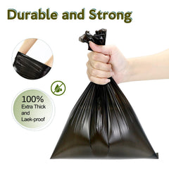 TVOOD poop bags measure 13x9 inches for larger dogs.