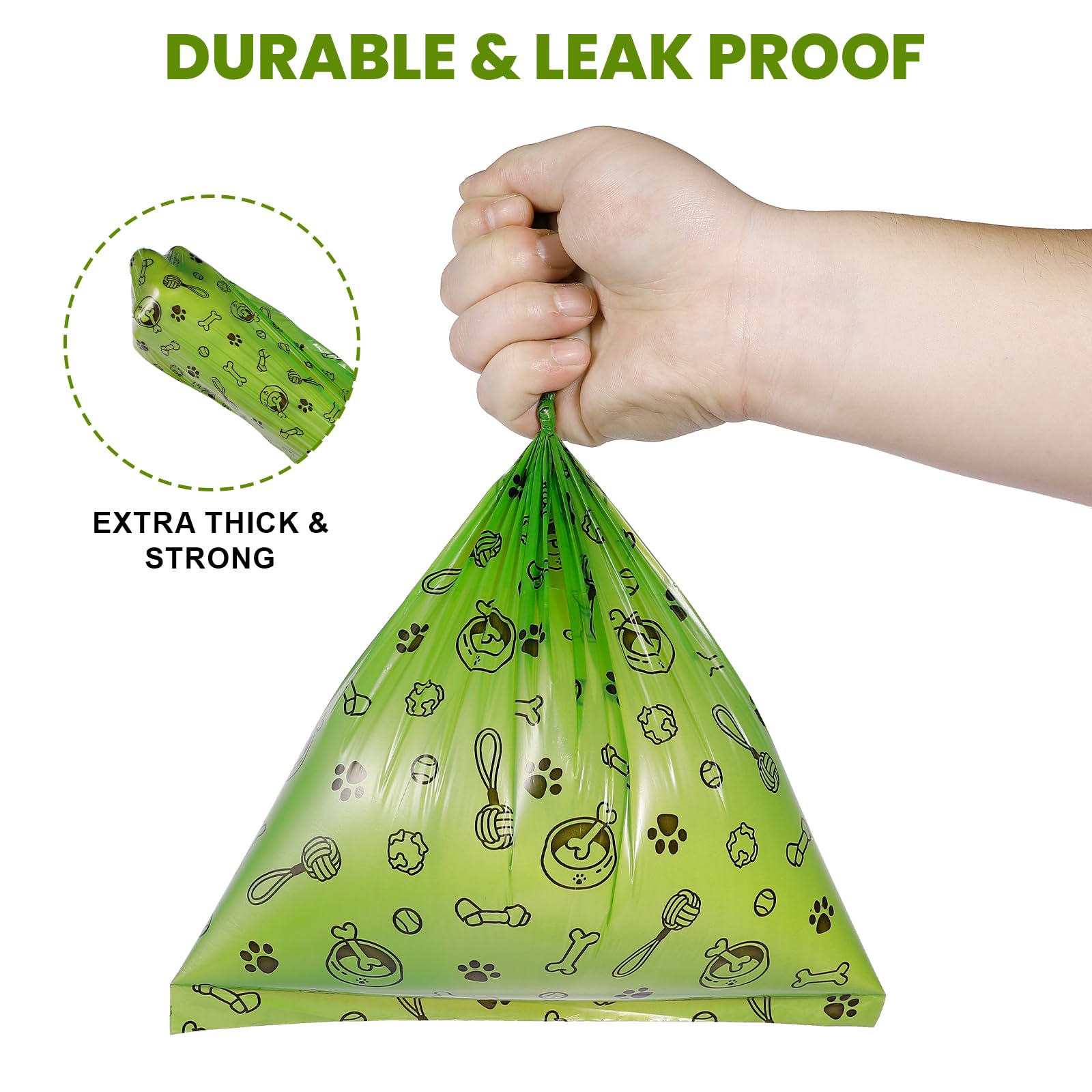 TVOOD two-dispensers shown with bags for quick outdoor use.