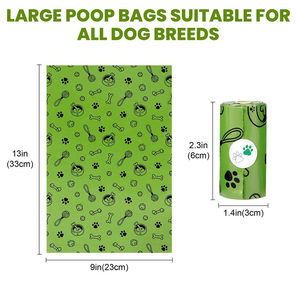 TVOOD two-dispenser setup enables quick bag access during walks.