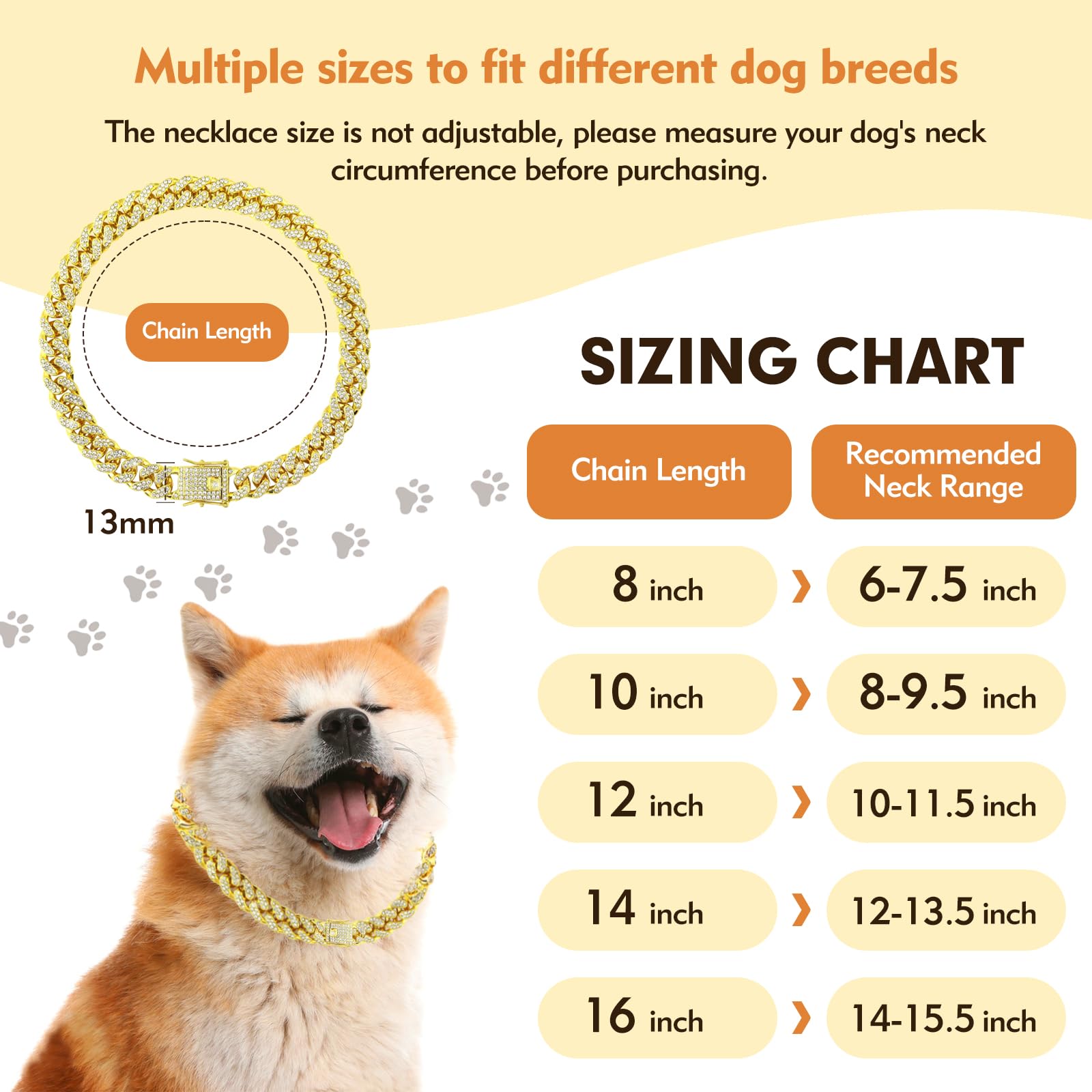 TVTOO gold-dog-collar-rhinestones-detail closeup highlights sparkly bling for photos.