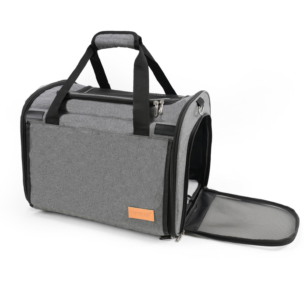 TWDEPART Cat Carrier Backpack breathable mesh panels promote airflow during trips