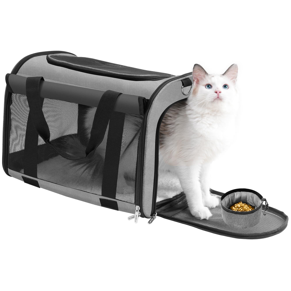 TWDEPART Cat Carrier Backpack folded for compact travel storage