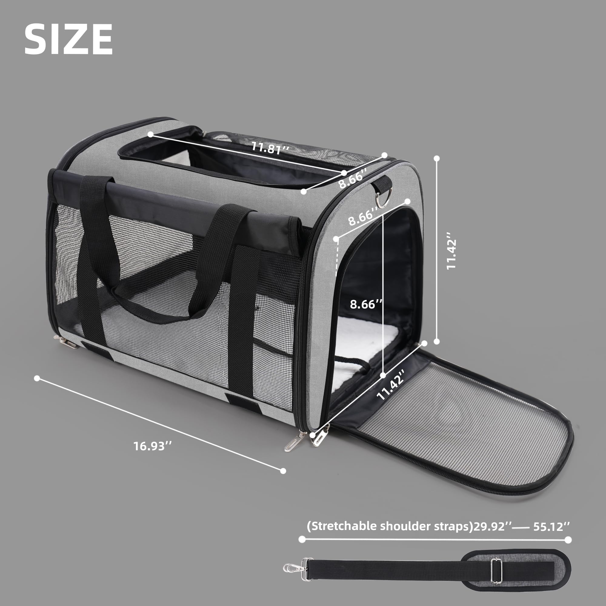 TWDEPART Cat Carrier Backpack ideal for trips, vet visits, and outdoor adventures