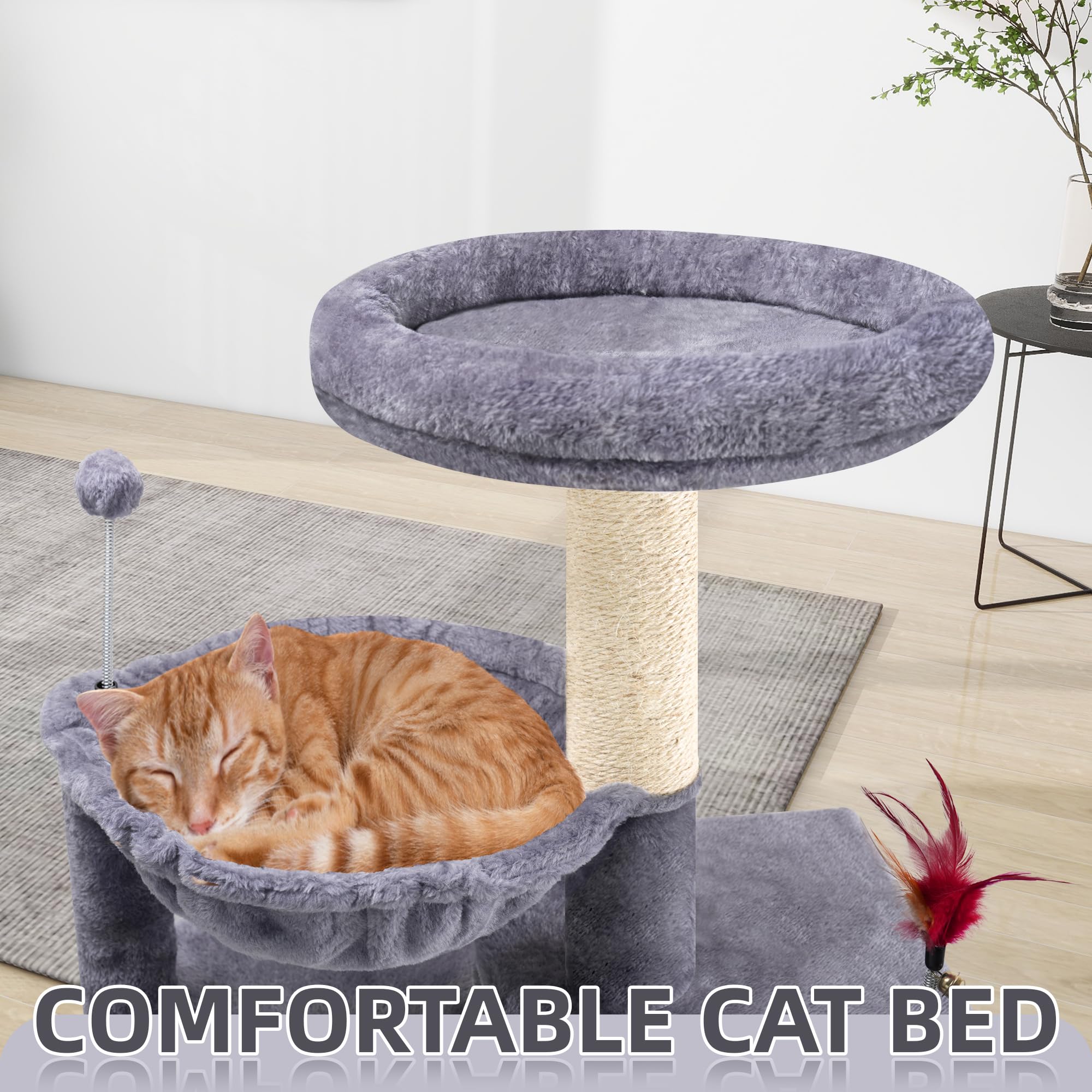 TWDEPART assembly instructions simplify setup for a sturdy cat tree.