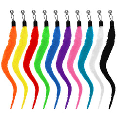 Tweruna cat worm toy assortment colors pack encourages interactive play and multi-cat fun
