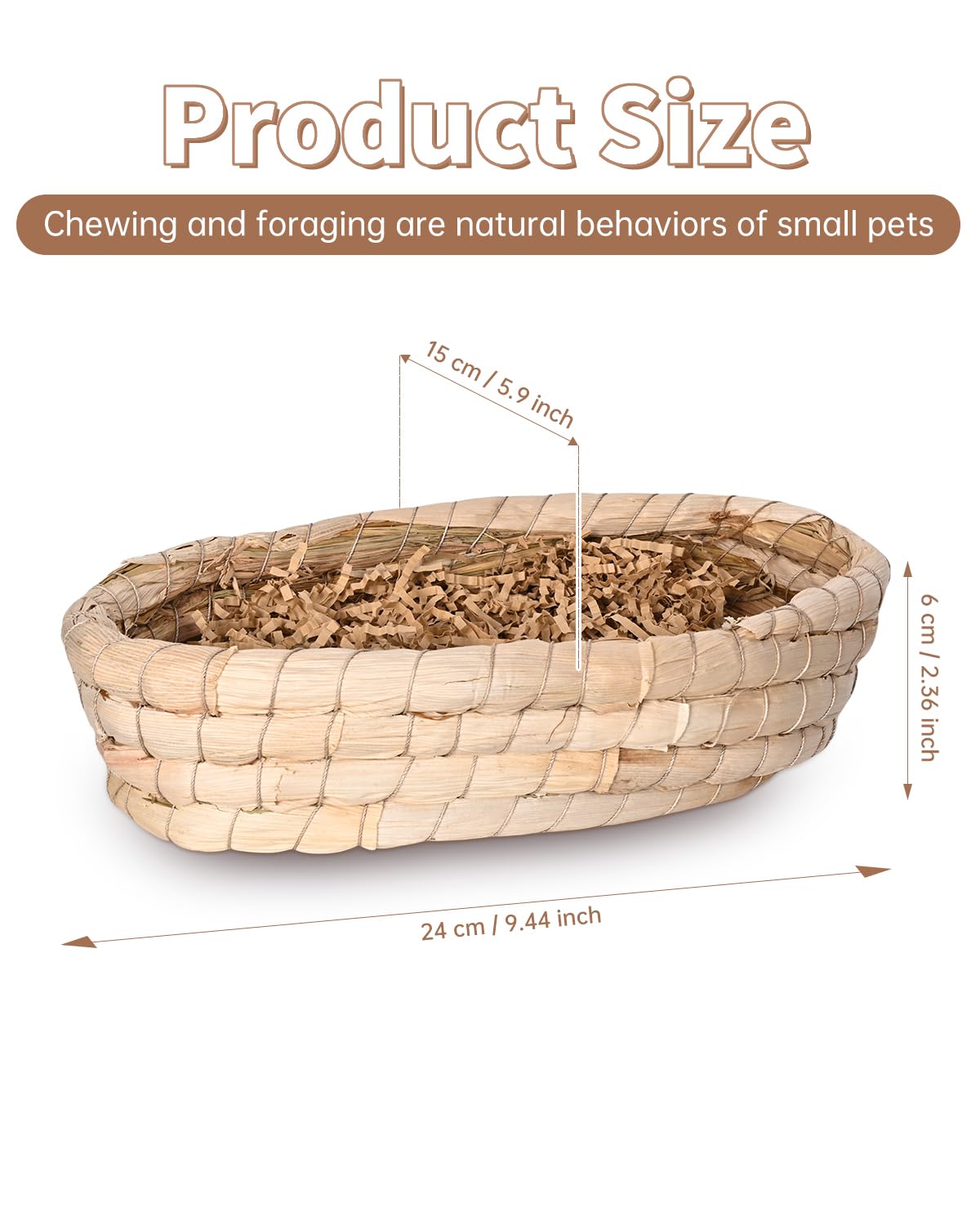 Twilumin hyacinth ball provides textured chewing