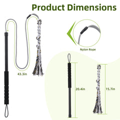 TwinkleTool Flirt Pole for small dogs supports safe, engaging exercise