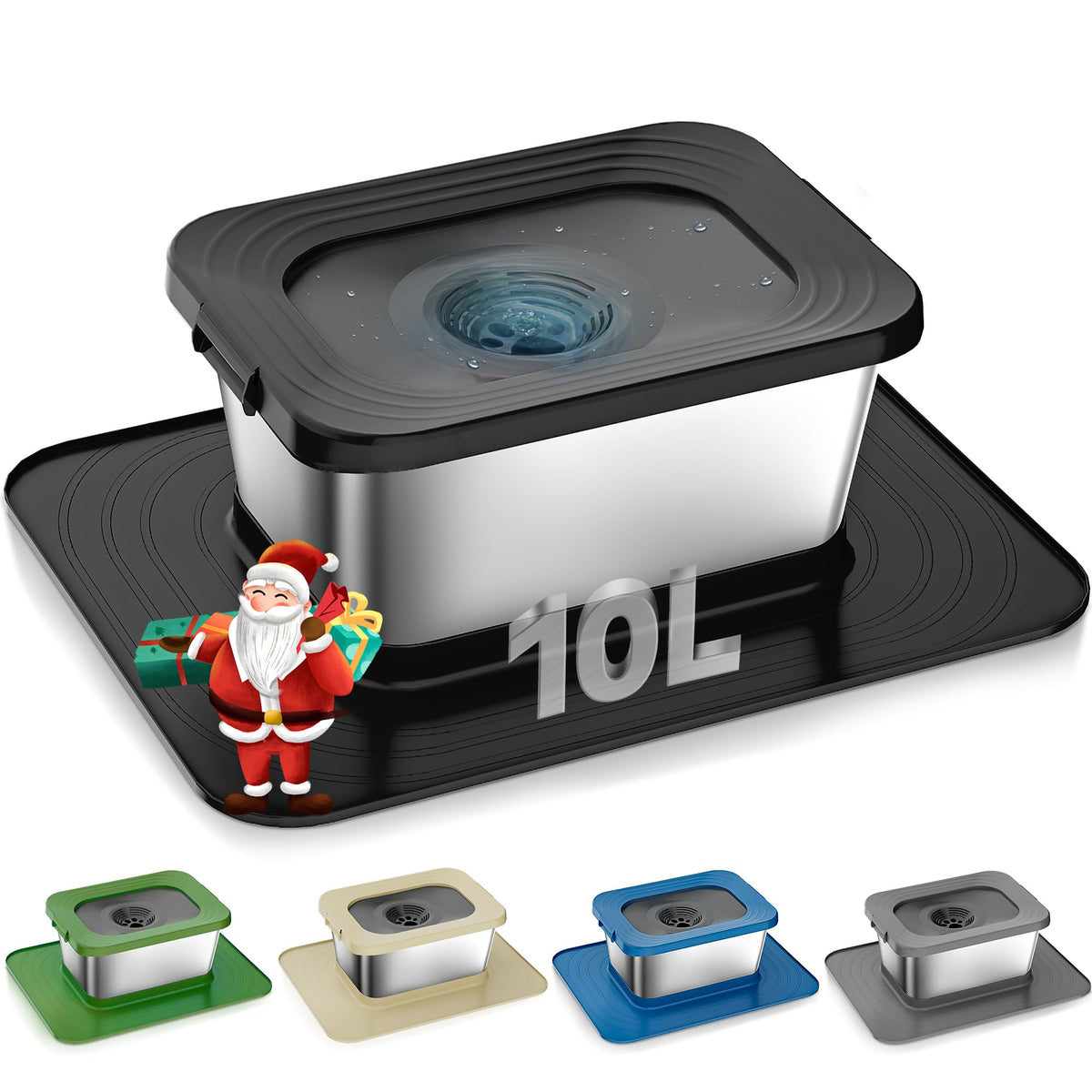 Twinsing 10L no-spill water bowl outer reduces refills for multi-dog households.