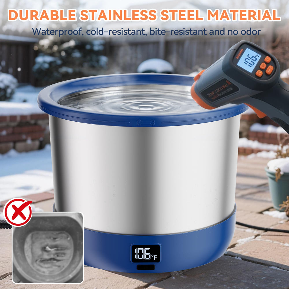 Twinsing 3.5L capacity bowl minimizes refills on busy days for multiple pets.