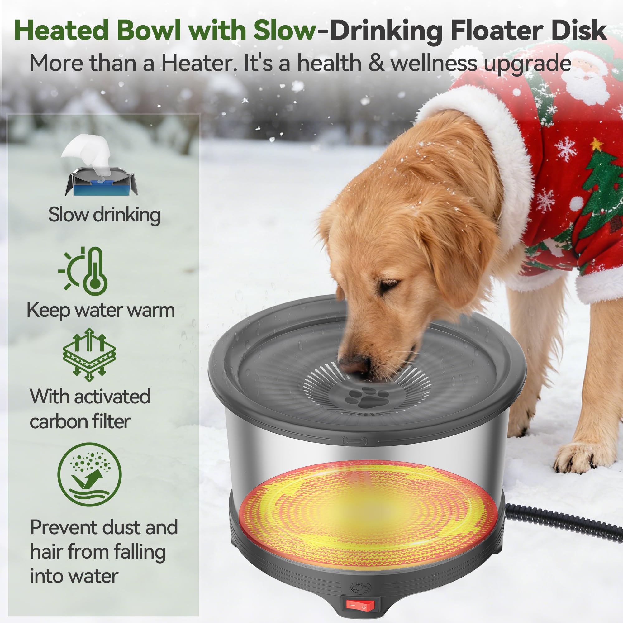 Twinsing bowl bottom with anti slip pads for outdoor stability