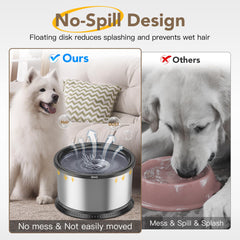 Twinsing stainless steel bowl construction for durability