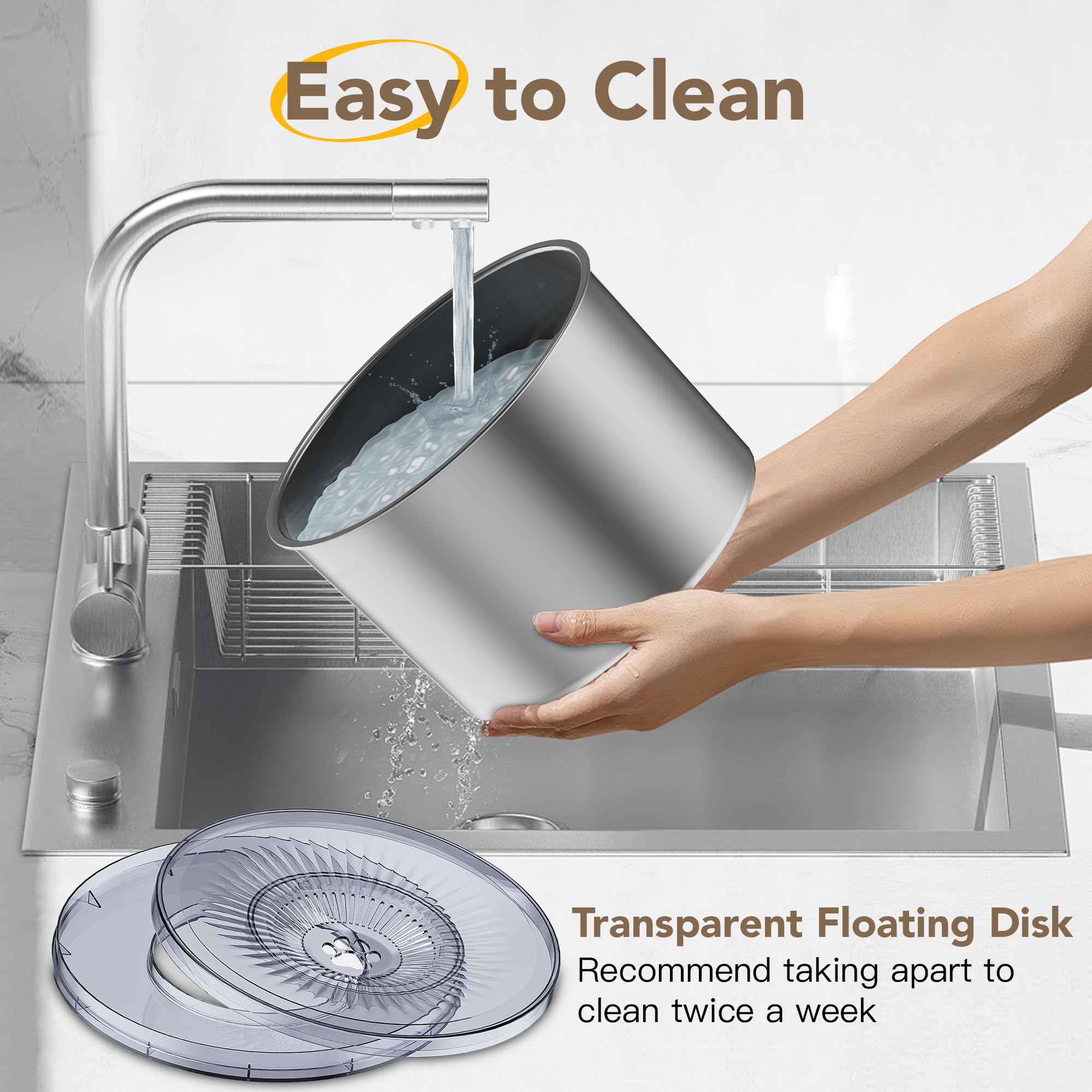 Twinsing water-filter system for purified water
