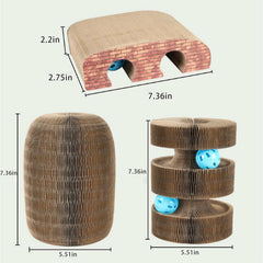 Twisty Paws cat toy foldable-tunnel encourages versatile lounging and chasing sessions