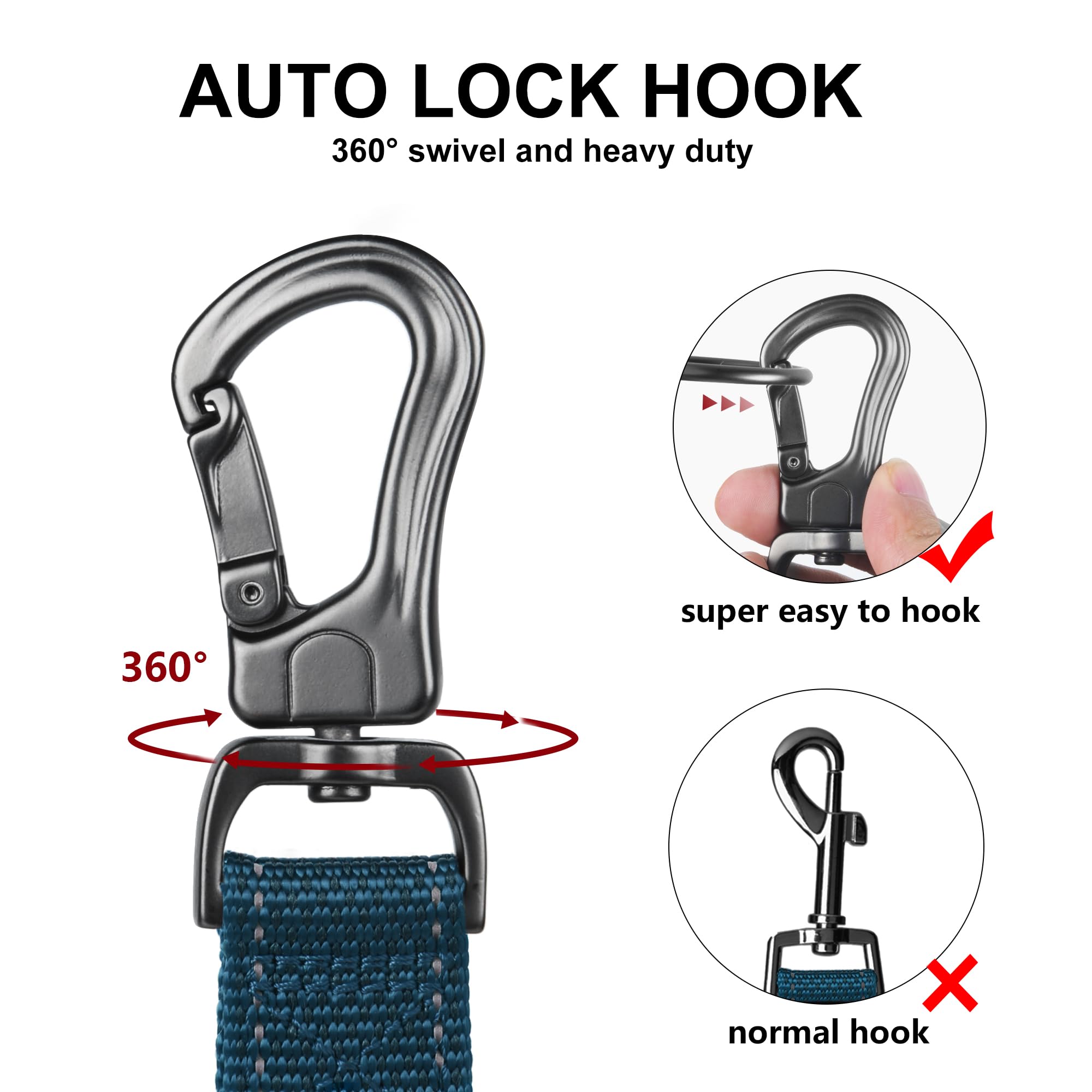 TwoEar reflective night leash high-visibility walking for safe evening strolls.