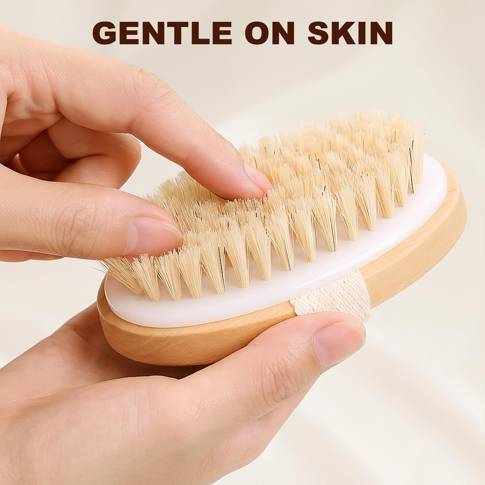 TWPER storage bag included, a jute pouch keeps the brush neat and travel-ready.