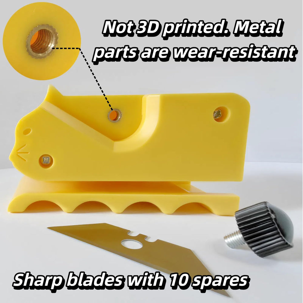 TWWidgon Cardboard Cutter non-3D black version showcases safe, reliable family-use cutting.