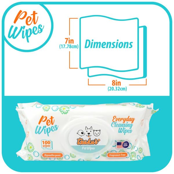 Txakur pet wipes - face: fragrance-free facial cleansing for pets.