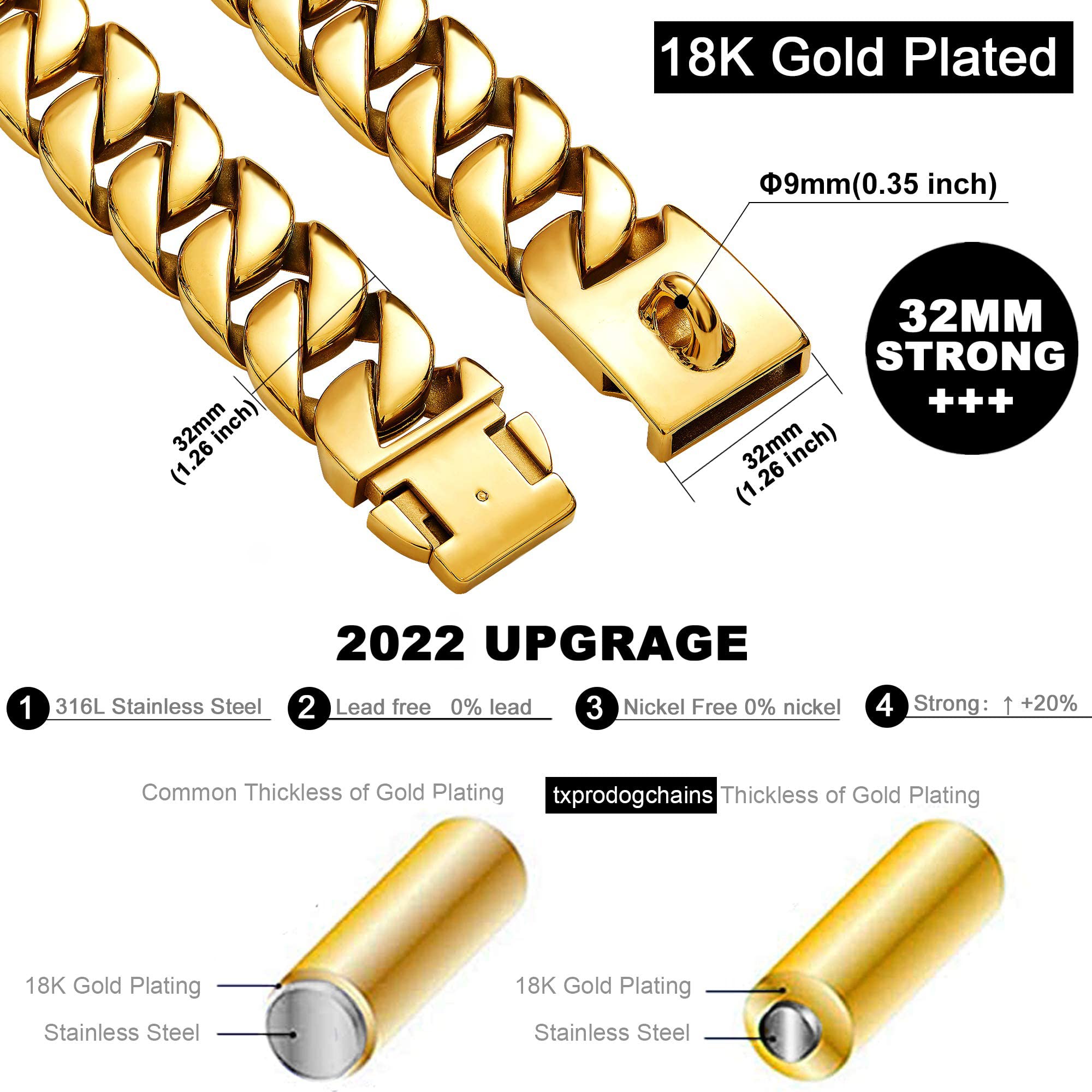 txprodogchains buckle close-up demonstrates easy locking and strong pull resistance