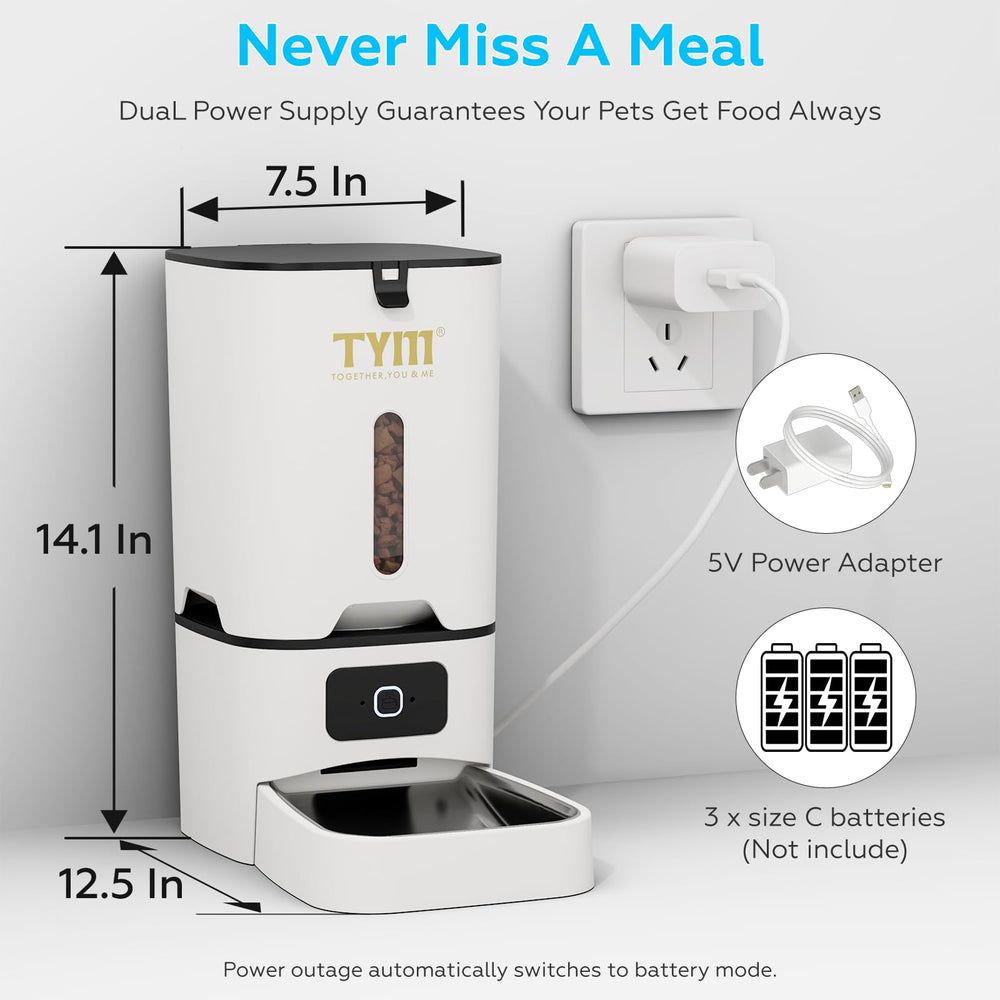 TYM sealed lid and desiccant keep food fresh and secure.
