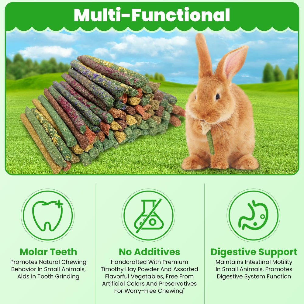 Tyotrbs Natural Materials handmade chew sticks safe for small animals during chewing.