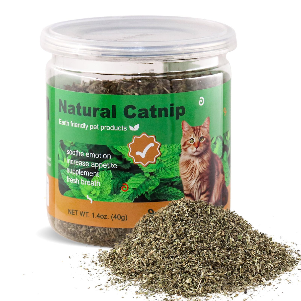 TZL Natural Catnip can sealed shows premium packaging preserving freshness for longer play sessions