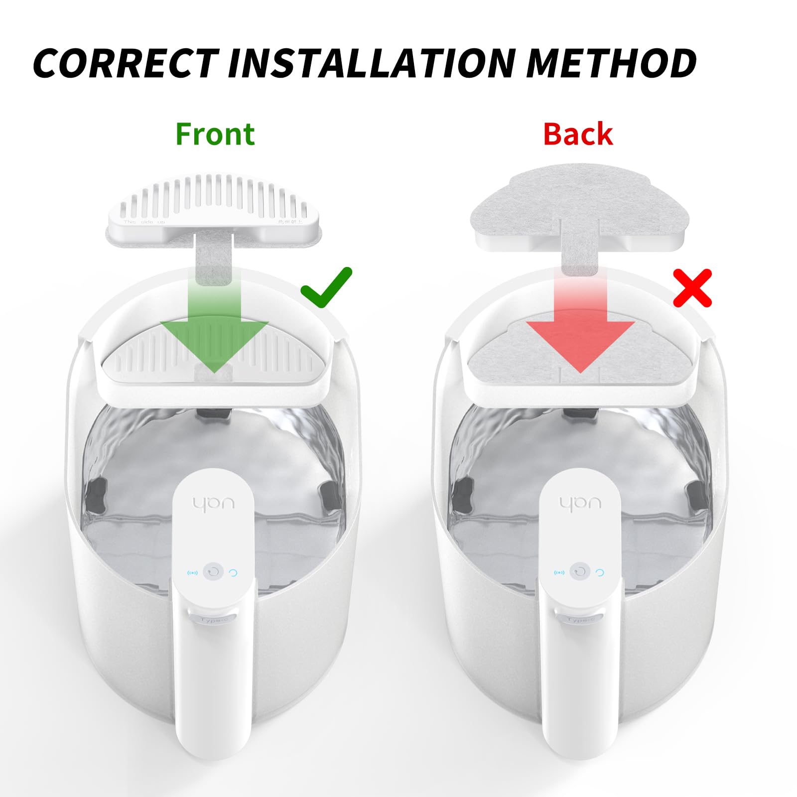 uahpet 67oz/2L fountain compatibility supports easy upgrades without changing existing fountain hardware