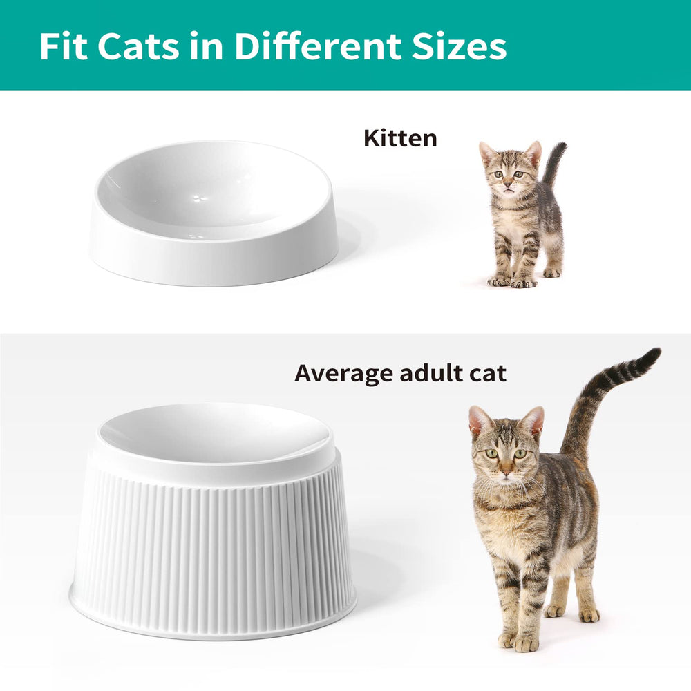 uahpet elevated cat bowl dishwasher-safe material for quick cleaning and everyday use