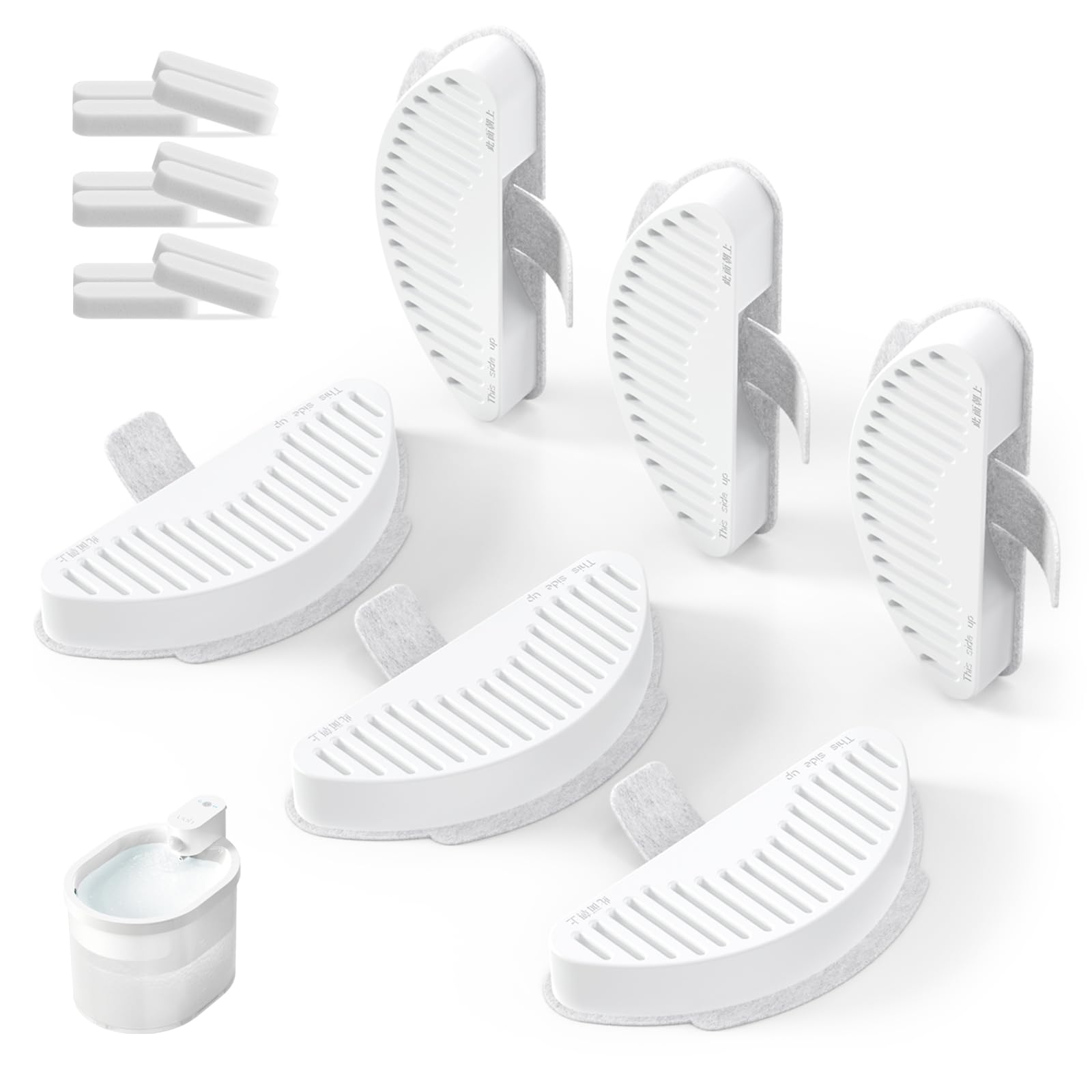 uahpet official filter set packaging shows six filters ready for quick replacement and improved hydration