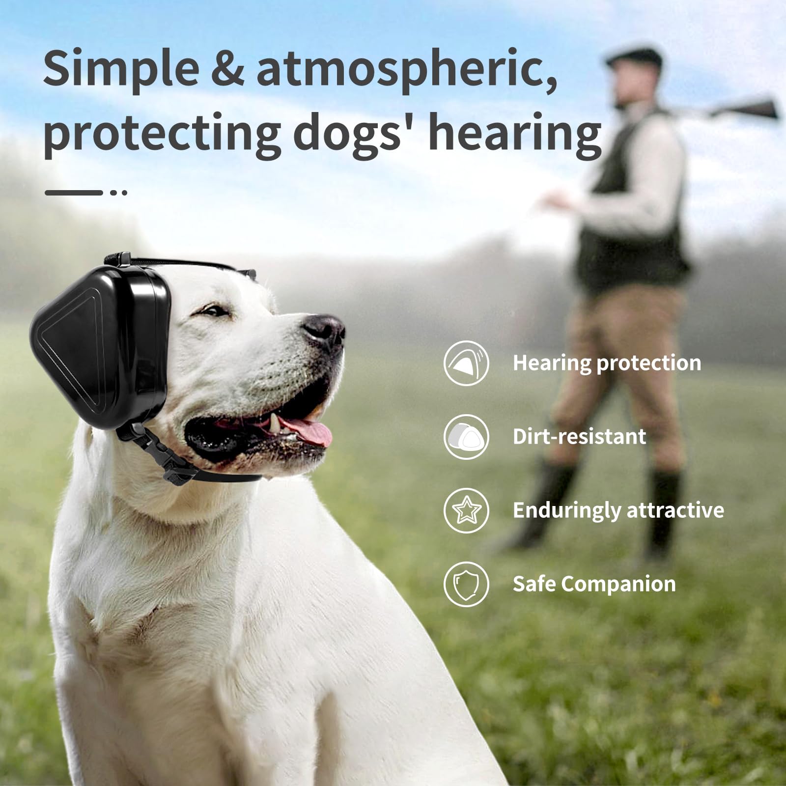 uaidie dog ear muffs foam noise reduction for calmer moments at fireworks