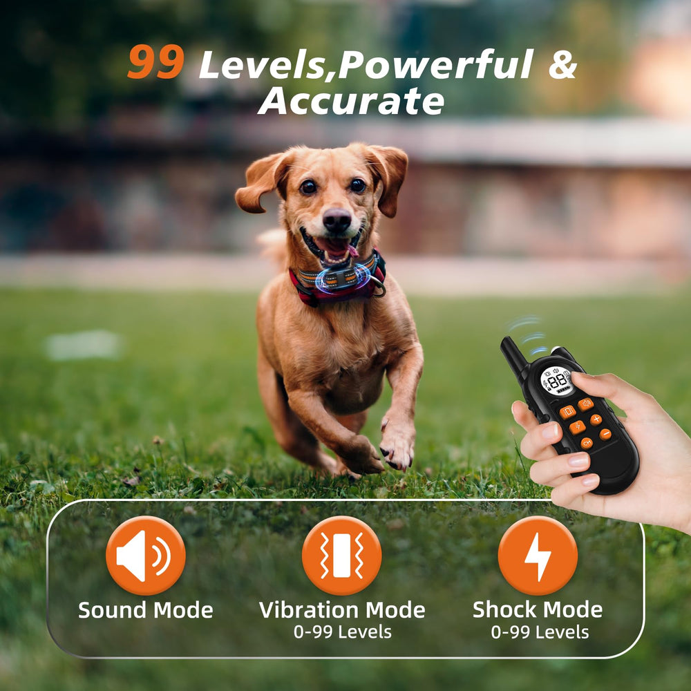 UbaNinva 1300ft range collar keeps you in control during outdoor adventures.