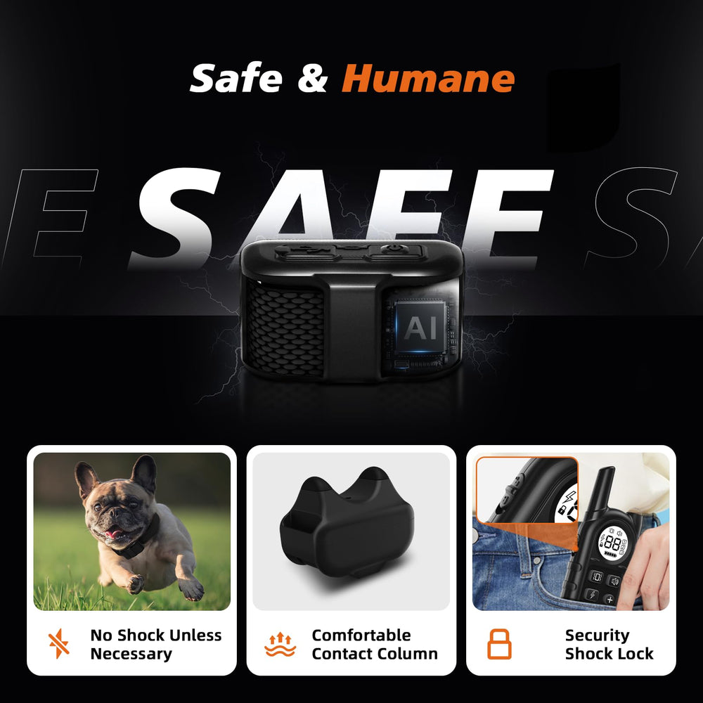 UbaNinva Tiniest Dog Shock Collar IPX7 waterproof design supports outdoor training in rain.