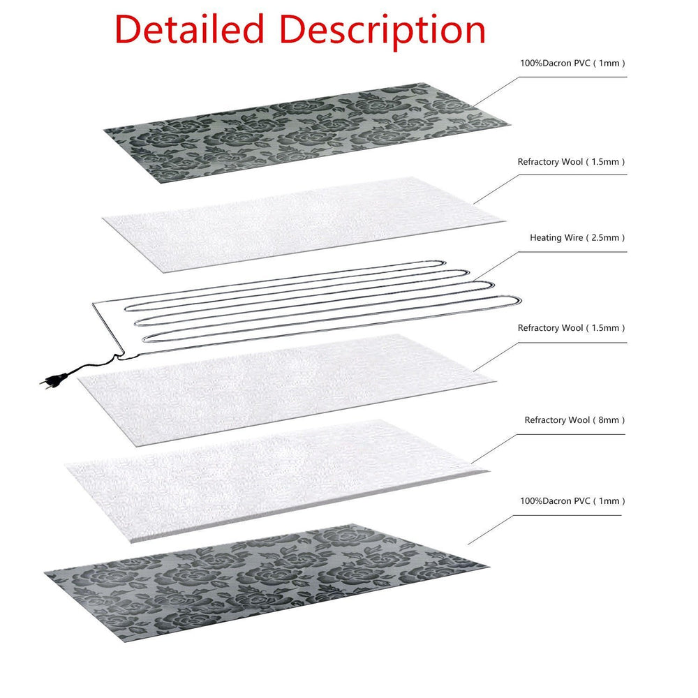 UBEI heating pad shown on dog bed for winter comfort