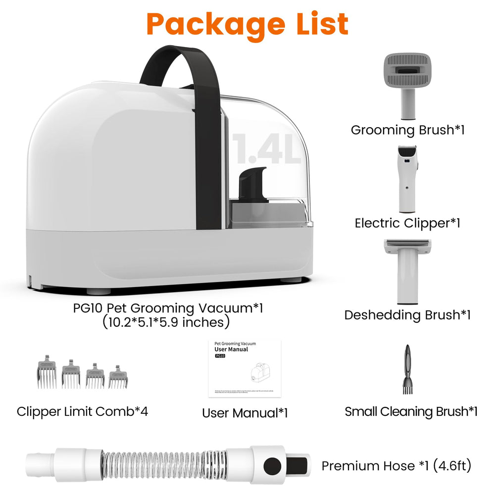 ubrobo dog grooming vacuum compact design stores neatly in small spaces