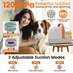 ubrobo pet clippers with guards enable precise trimming on dogs of various sizes.