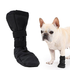 Ubxvamm dog paws protector boot top view highlights breathable paw comfort