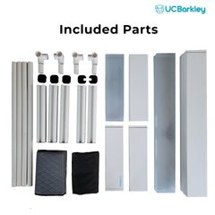 UC Barkley whelping box pig rail enhances puppy safety at the edges.