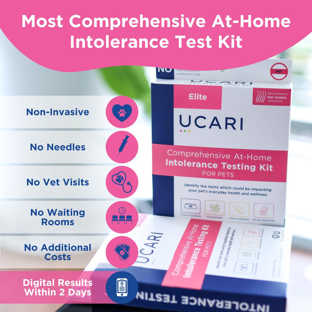 UCARI Pet Sensitivity Test diet insights reveal potential intolerances for pets.