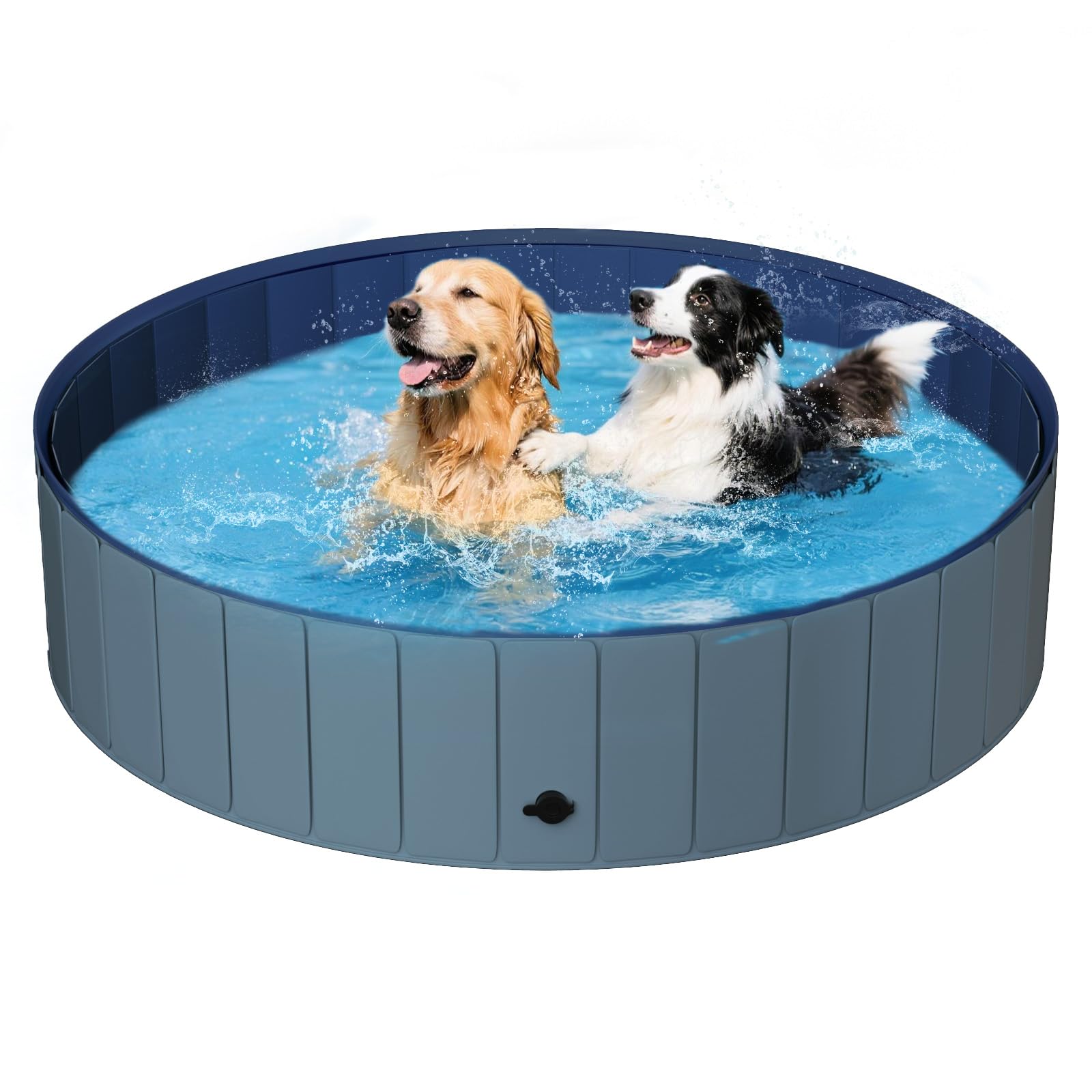 UCCY foldable dog pool for large dogs, ready to use in seconds.
